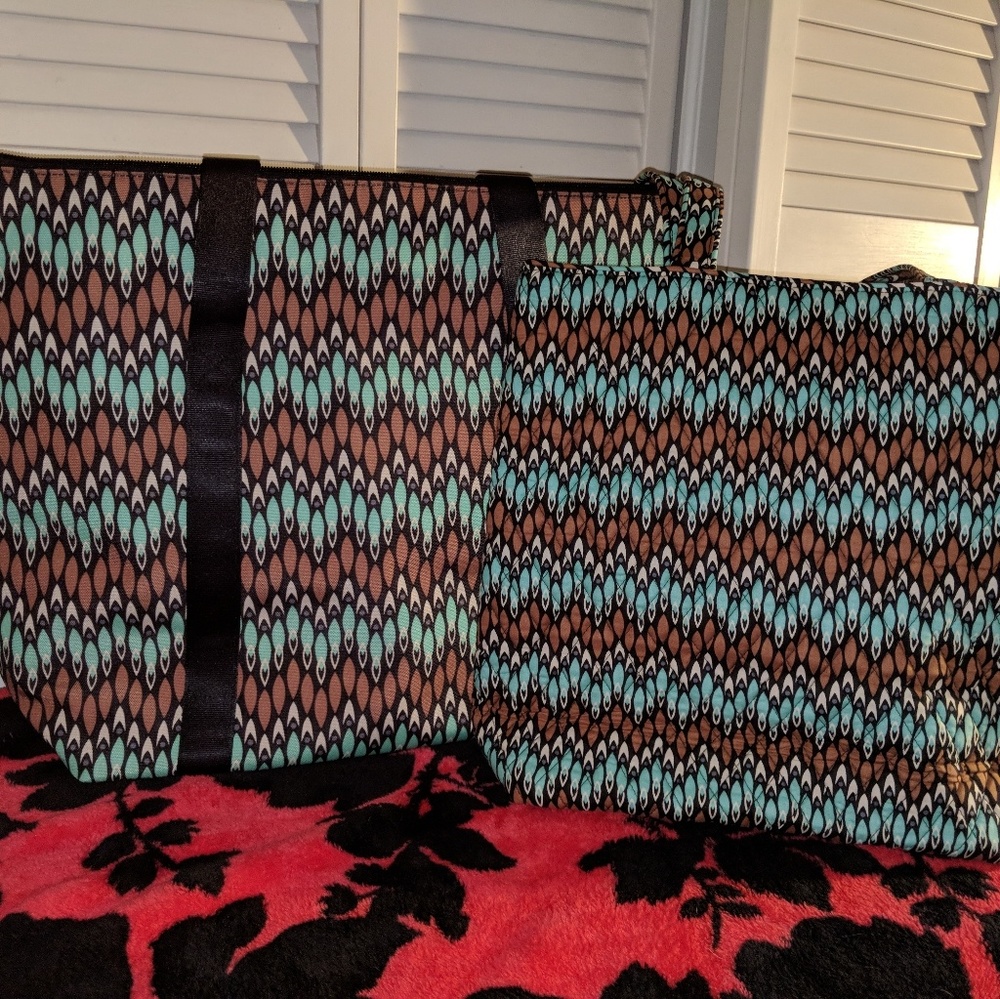 Vera Bradley cooler tote and crossbody purse